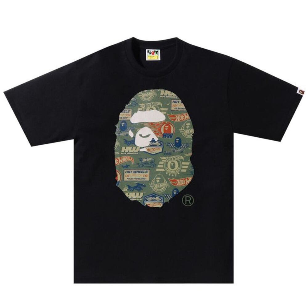 Bape X Hot Wheels Ape Head Tee ‘Black’